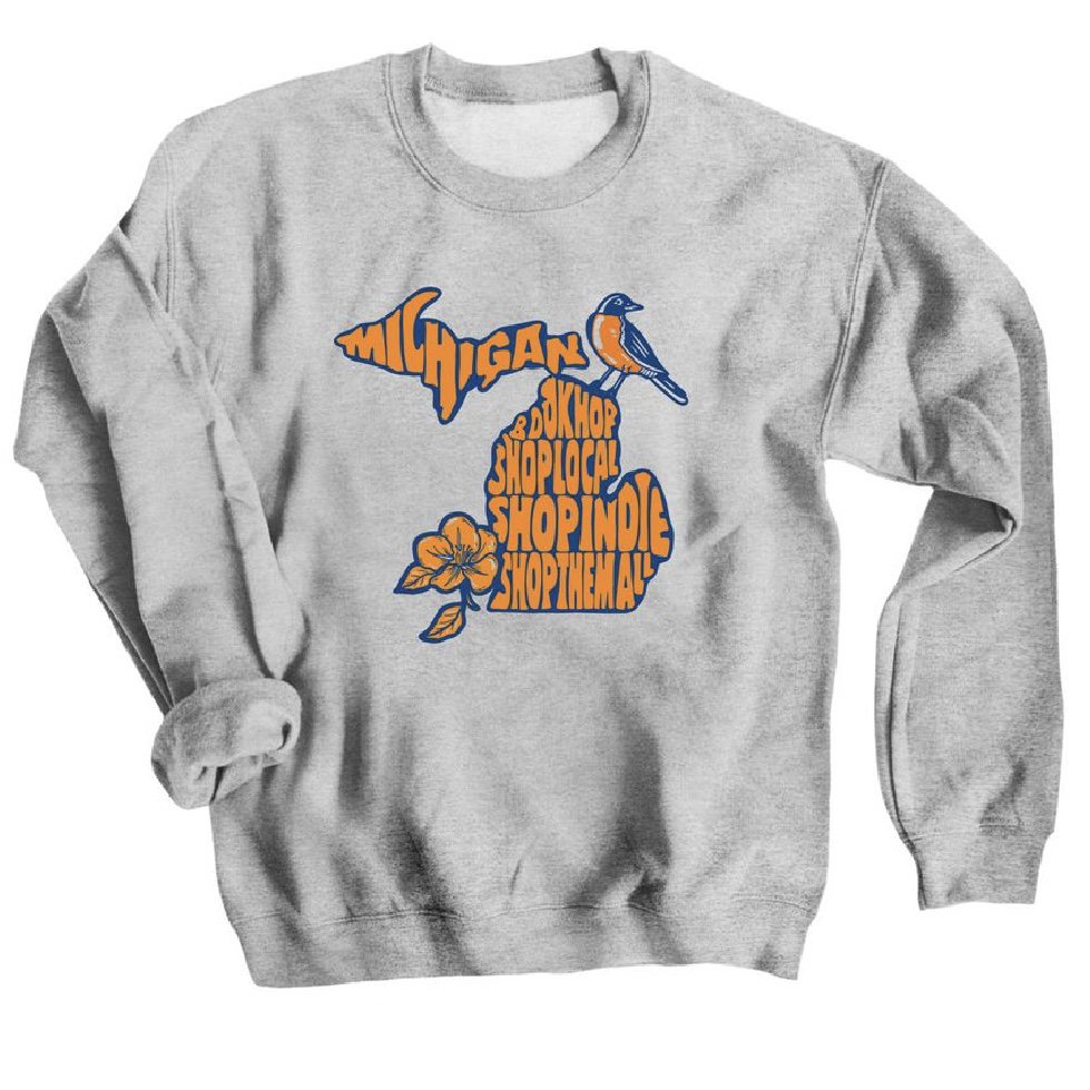 MI Book Hop Merch - Celebrate Indie Bookstores across Michigan!
